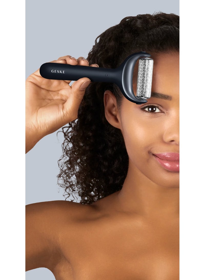 GESKE Geske Microneedle Face and Body Roller 8 in 1 SmartAppGuided Black 1unit  - Image 4