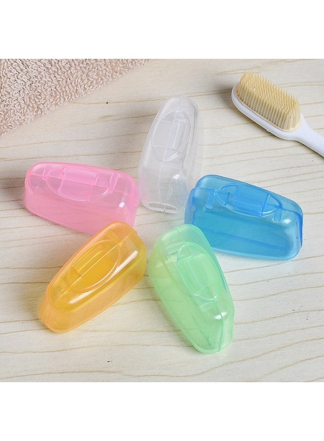 Layali 20 PCS Travel Toothbrush Head Covers Portable Toothbrush Protector Caps - Image 3