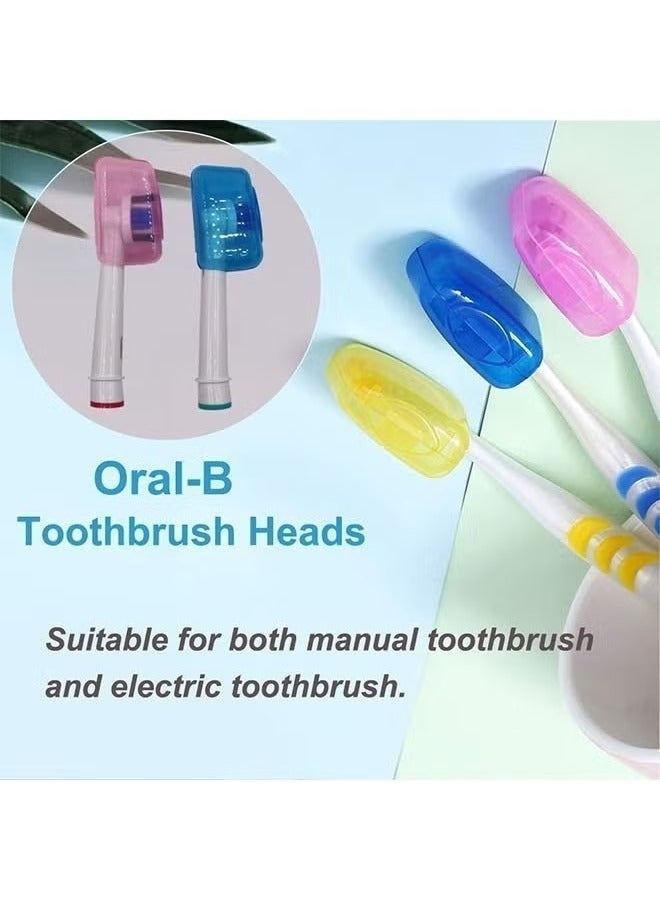 Layali 20 PCS Travel Toothbrush Head Covers Portable Toothbrush Protector Caps - Image 4