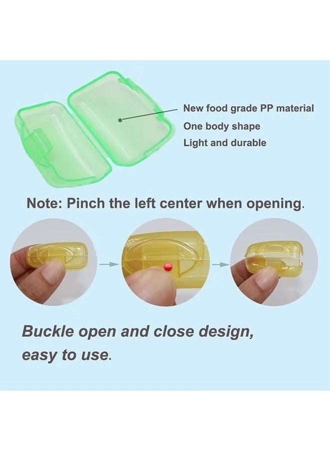Layali 20 PCS Travel Toothbrush Head Covers Portable Toothbrush Protector Caps - Image 5