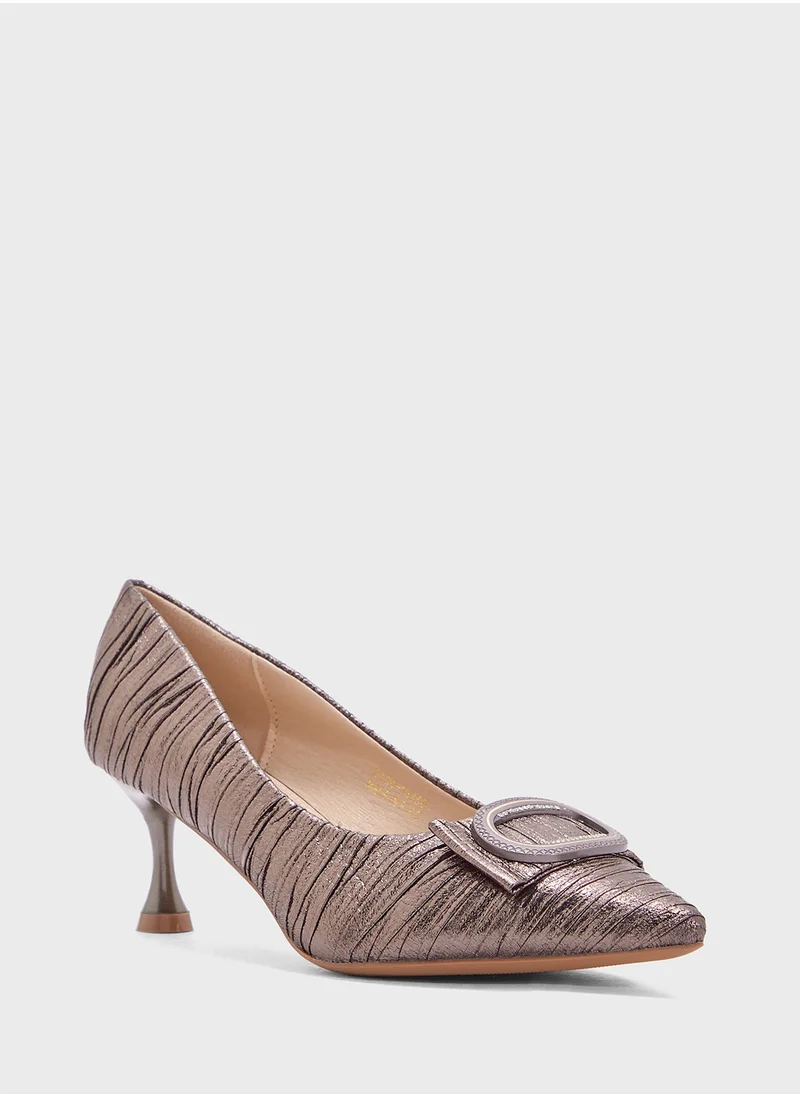 إس دي. فيلانو Mid Heeled Pointed Pump