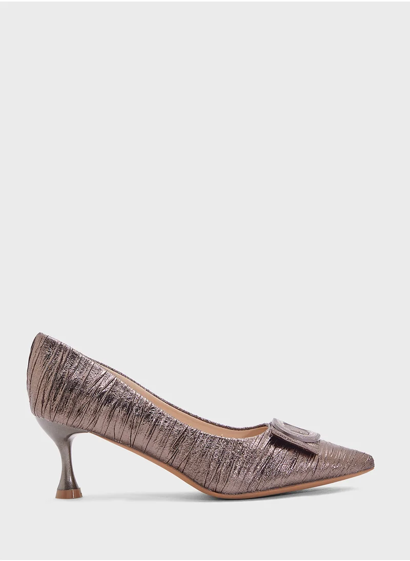 إس دي. فيلانو Mid Heeled Pointed Pump