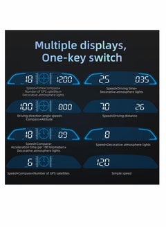 Digital GPS Speedometer Universal Heads Up Display for Car 5.5 inch Large LCD HUD with MPH Speed Fatigued Driving Alert Overspeed Alarm Trip Meter All Vehicle - pzsku/Z4734A69AD4BB21D530AFZ/45/_/1700735687/0d07ff7a-15d7-448c-9ea9-e7492a6ba858