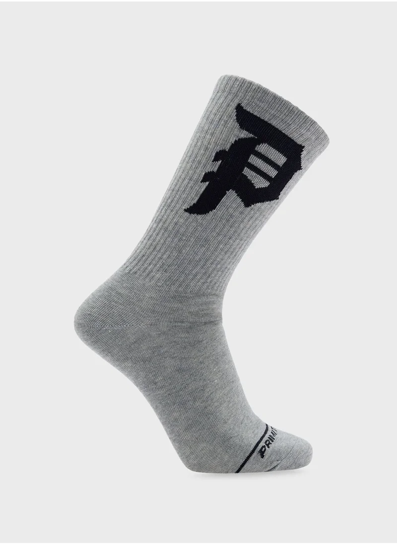 Primitive 3 Pack Dirty P Crew Socks