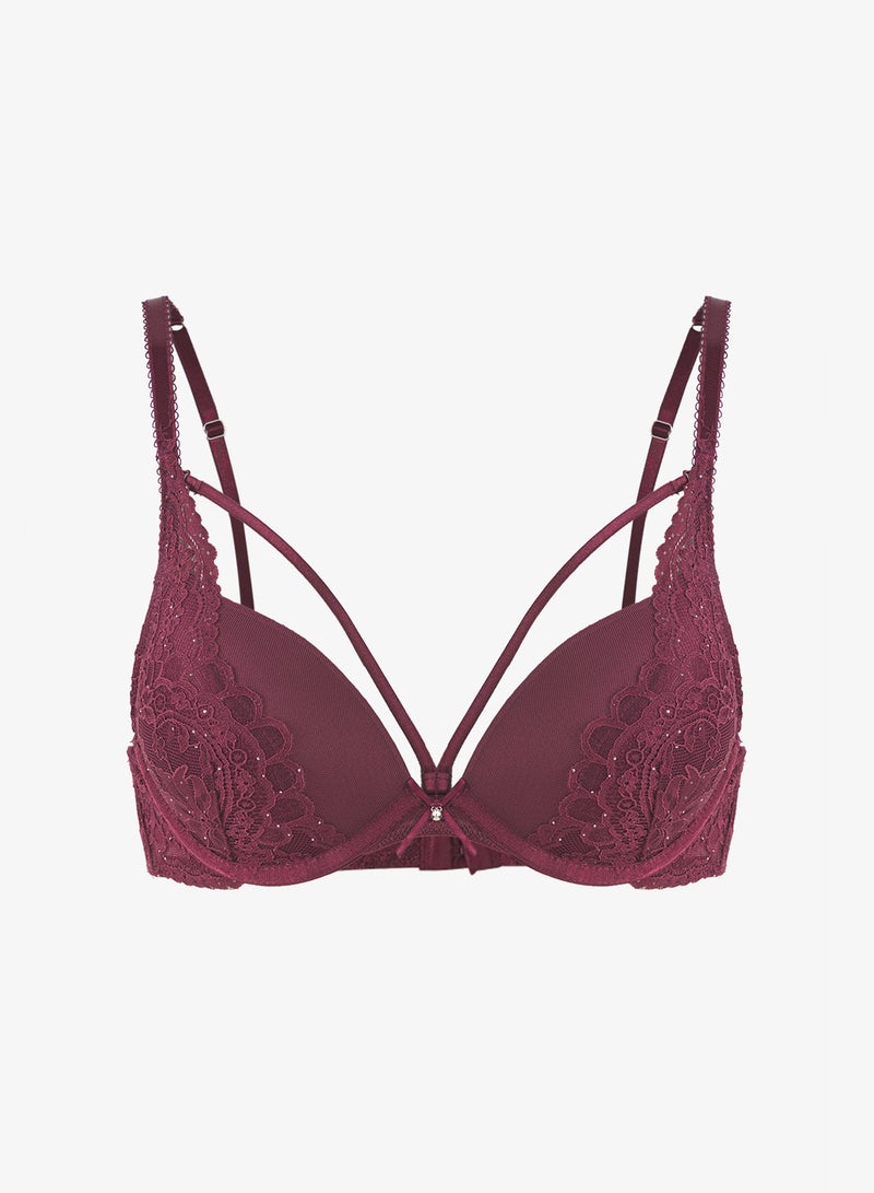 hunkemoller Lace Plunge Neck Bra - Image 1