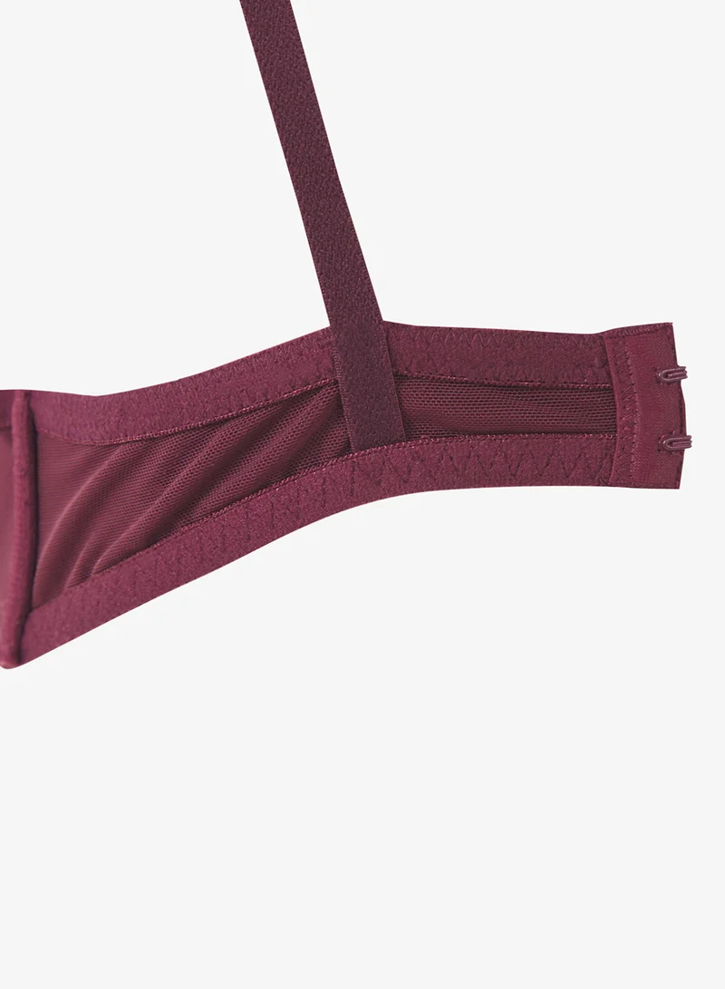 hunkemoller Lace Plunge Neck Bra