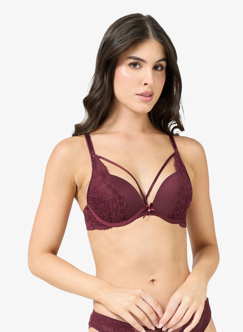 hunkemoller Lace Plunge Neck Bra - Image 5