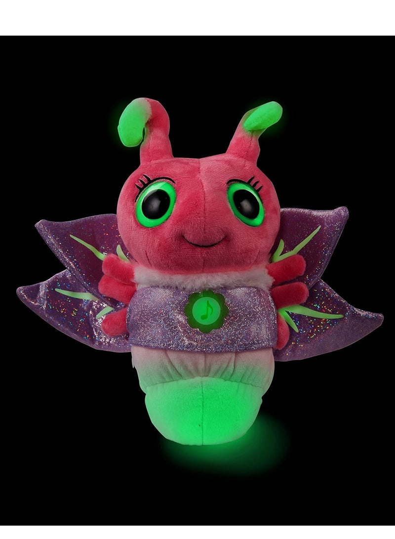 glowiest GLOWIES - Fireflies Nightlight (3 Lullabies, 2 Sounds) - Pink Plush - Image 2