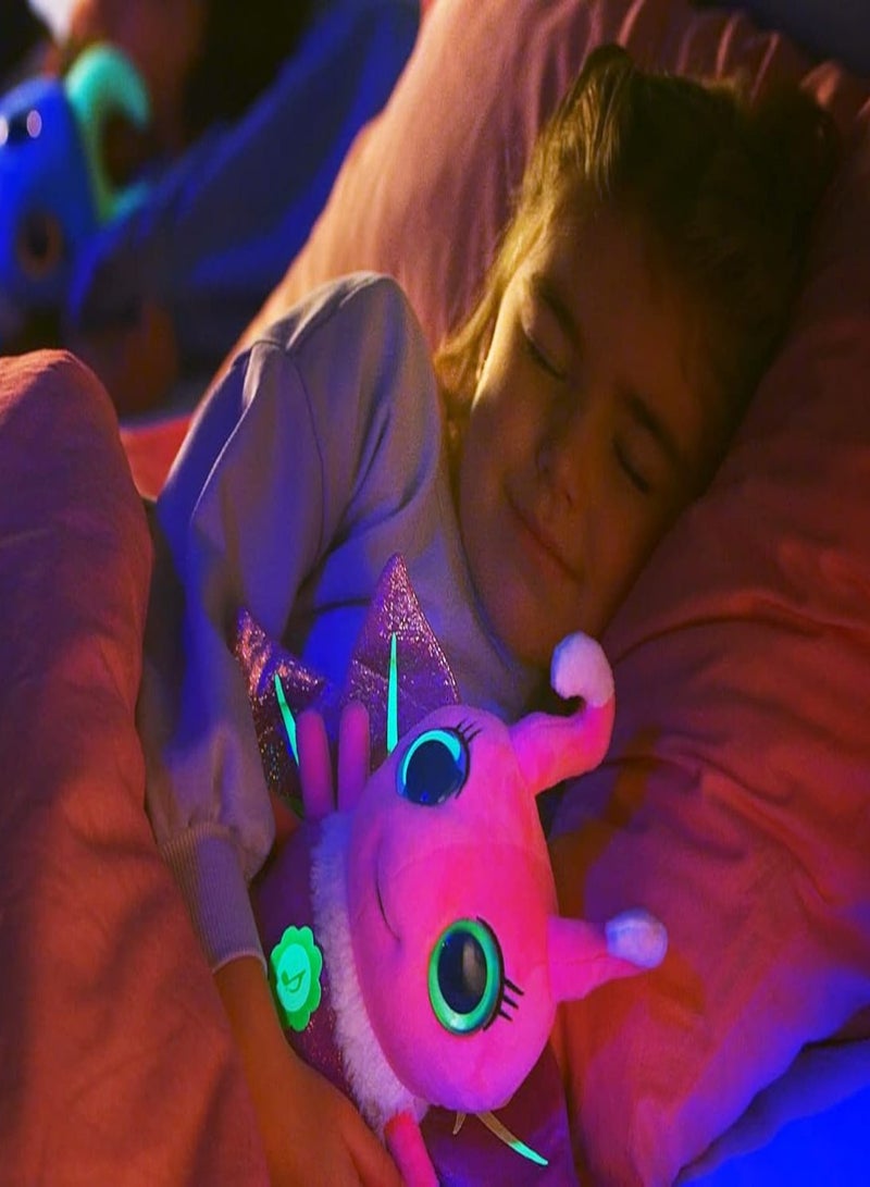 glowiest GLOWIES - Fireflies Nightlight (3 Lullabies, 2 Sounds) - Pink Plush - Image 3