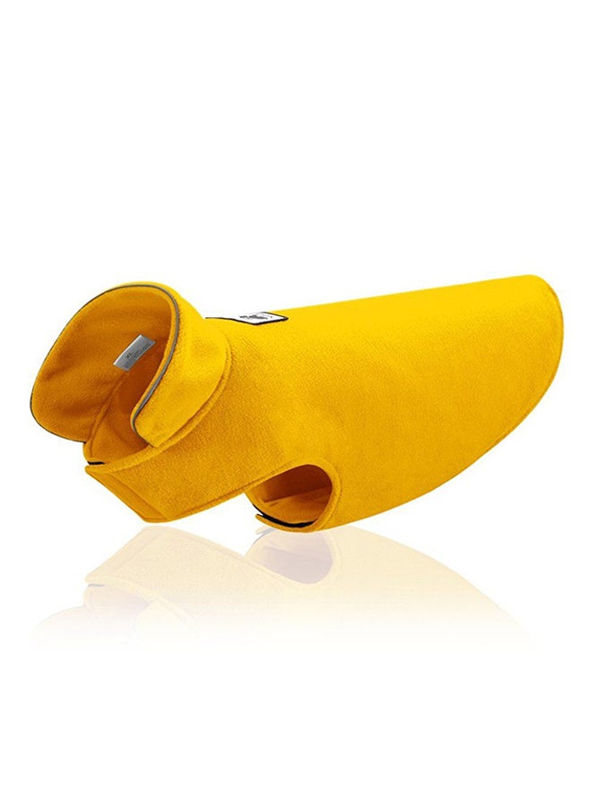 Loquat Warm Double-Sided Polar Fleece Coat Yellow - Image 1