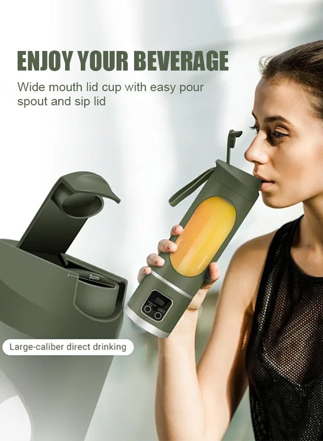 APEX Portable Blender Electric Juicer Fruit Mixers  Rechargeable Smoothie Mini Blender Personal Juicer - Image 2