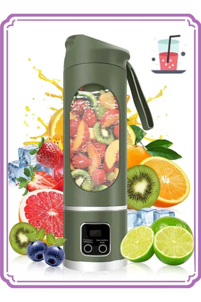 APEX Portable Blender Electric Juicer Fruit Mixers  Rechargeable Smoothie Mini Blender Personal Juicer - Image 1
