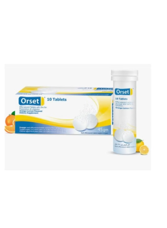 Orange-Lemon Effervescent Tablets, 10 Piece