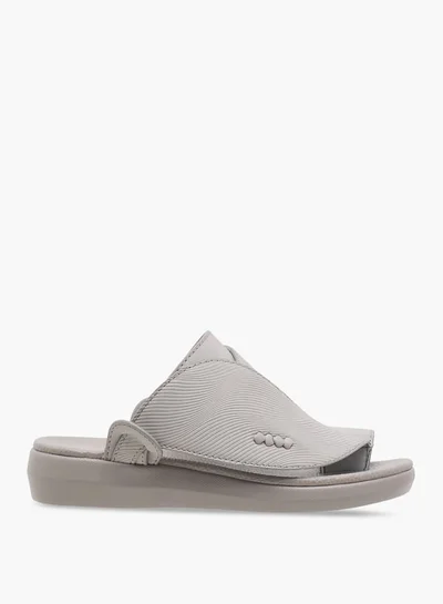 Al Waha Boys Textured Slip-On Arabic Sandals with Toe Loop Detail