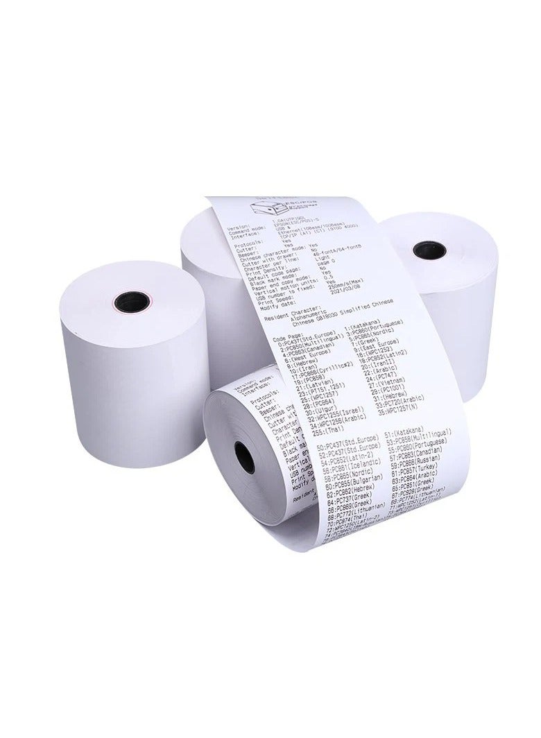 Terabyte ورق حراري للإيصالات 80x50 3 1/8" 80' يناسب جميع طابعات نقاط البيع، وأجهزة نقاط البيع، وأجهزة بطاقات الائتمان، ستار ميكرونيكس SCP700، TSP100 خالي من BPA - شراء رولز السجل 20 قطعة - Image 2