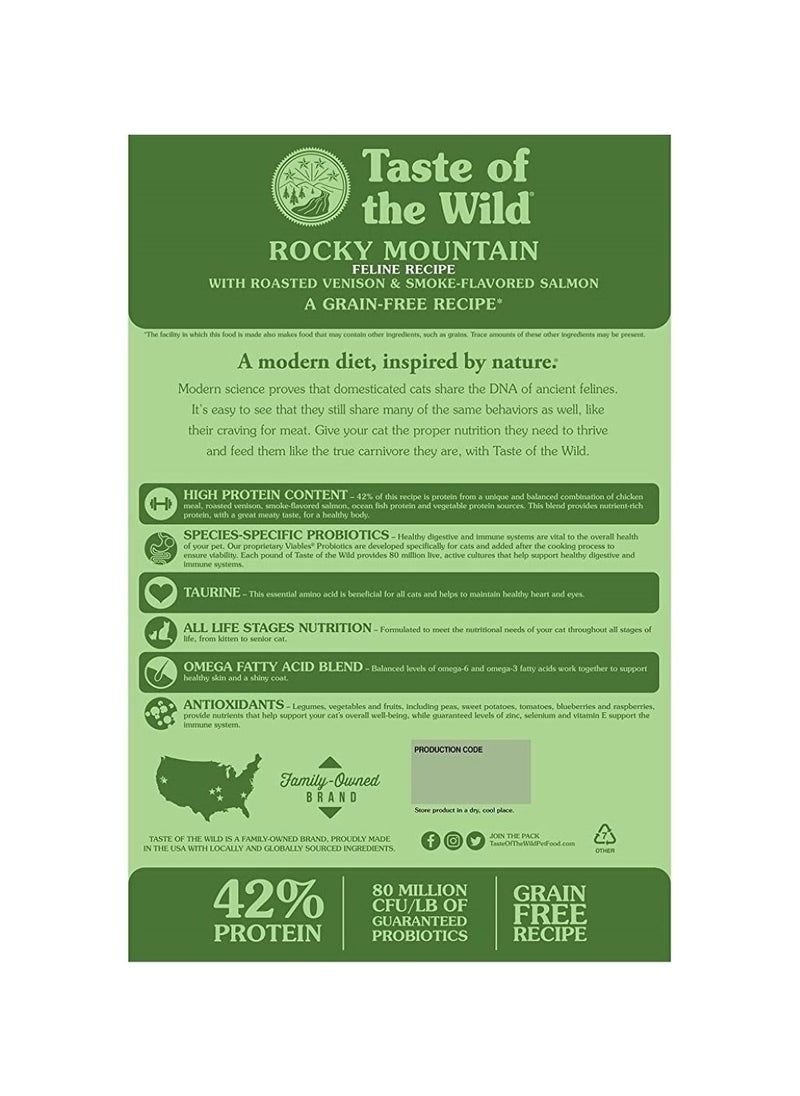 Taste of the Wild - Rocky Mountain Premium Dry Cat Food 6.6KG - Image 1