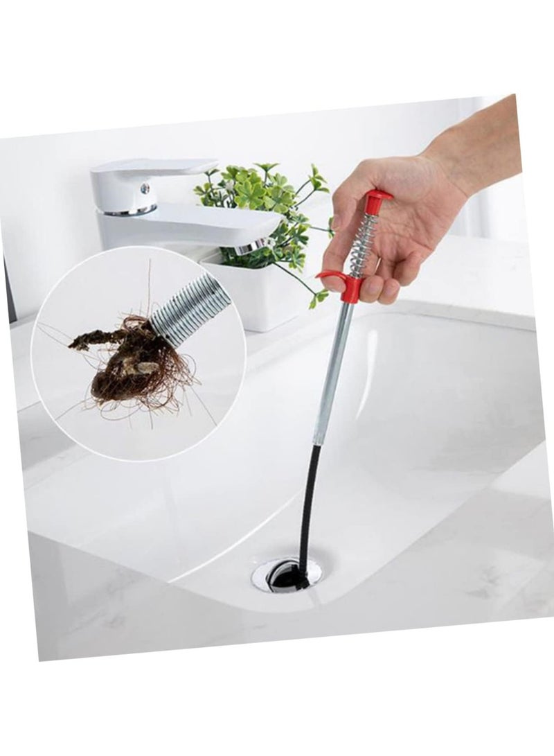 Drain Pipe Cleaning hooks Spring Stick Hair Catching Drain Pipe Cleaning Wire Flexible Grabber Claw Pick up Snake Sewer Cleaning Claw Tool Trash Claw Grabber  - Image 3