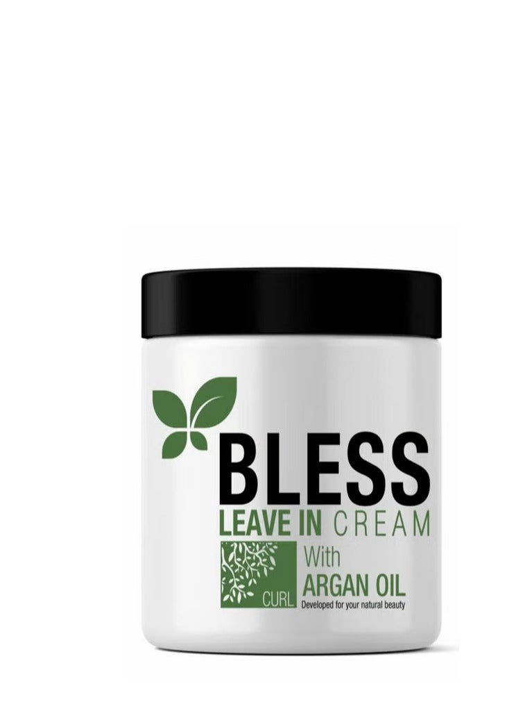 بليس  كريم ليف إن بزيت الأرجان للشعر المجعد - 250 مل