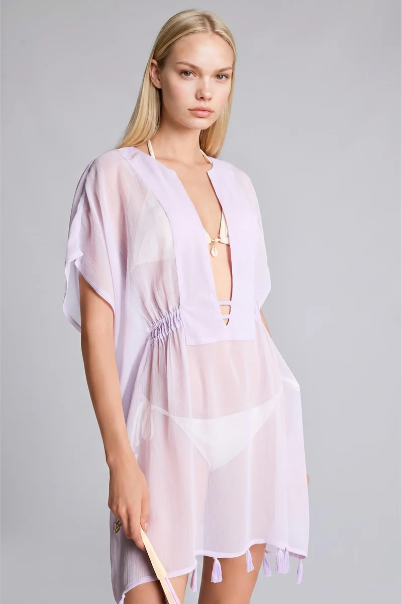 ديفاكتو Regular Fit Chiffon Beachwear