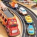 KIZONLY Trucks for Toddlers 34 Years Toys for 3 4 5 6 7 Years Old Boy 5 in 1 Carrier Transport Truck Vehicle Toy Set with Sound and Light Christmas Birthday Gift for Kids 3 4 5 6 Years Old - Image 4
