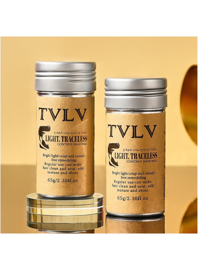 IKT Hair Wax2PCS Stick, Broken Hair Finishing Wax Hair Wax Stick For Flyaways Hair Gel Stick Portable Hair Styling Cream - Image 2