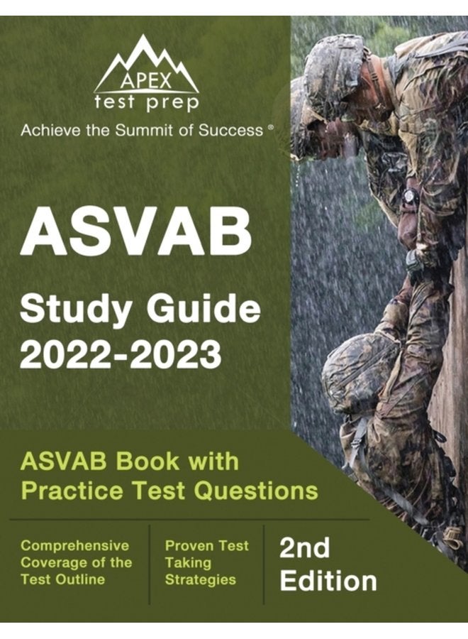 ASVAB Study Guide 2022 2023 ASVAB Prep Book with Practice Test Questions 2nd Edition - Paperback