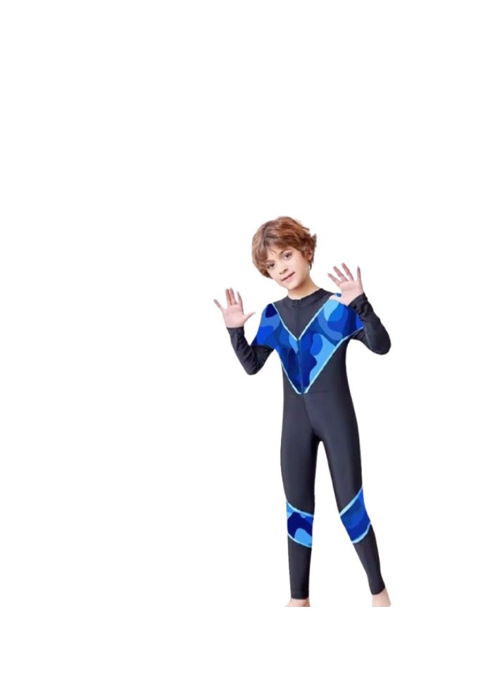 Boys' navy swimsuit - Image 1