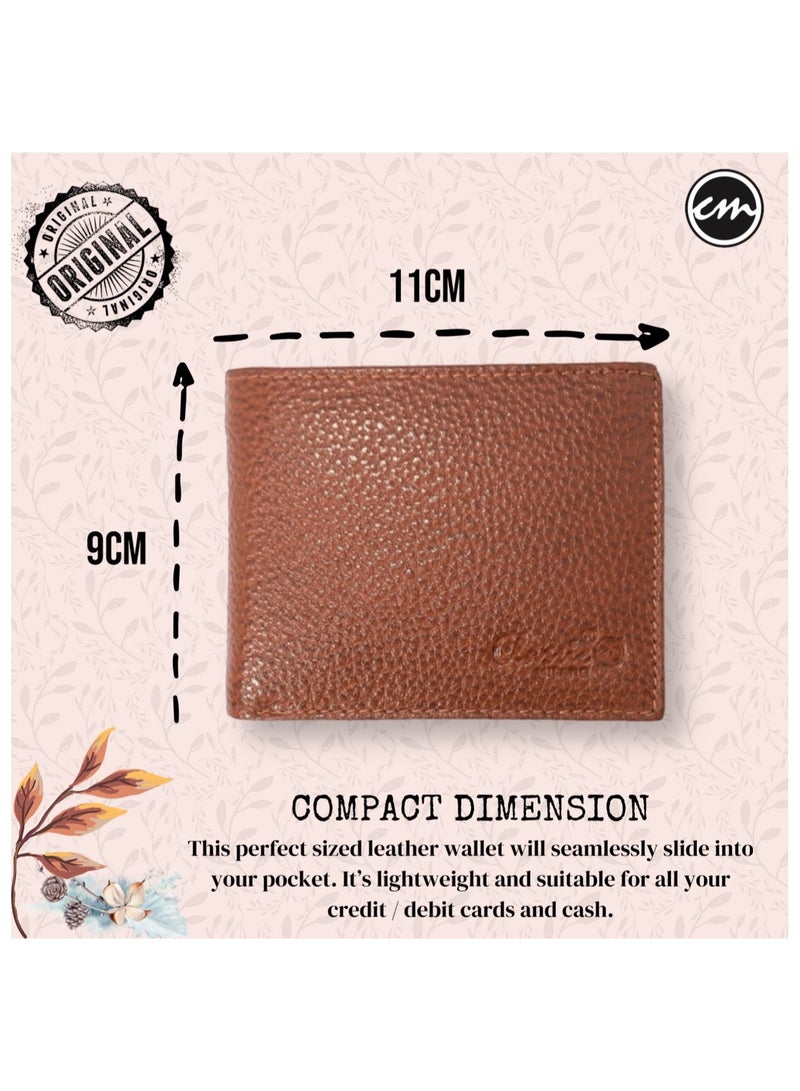 Classic Milano Classic Milano Wallet for Men - Genuine Leather Card Holder Wallet, RFID Blocking Bifold Mens Wallet with Coin Pouch, Slim Wallet for Men, Durable Man Wallet - Ideal Gift  - Image 4
