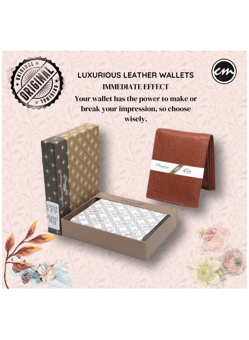 Classic Milano Classic Milano Wallet for Men - Genuine Leather Card Holder Wallet, RFID Blocking Bifold Mens Wallet with Coin Pouch, Slim Wallet for Men, Durable Man Wallet - Ideal Gift  - Image 2