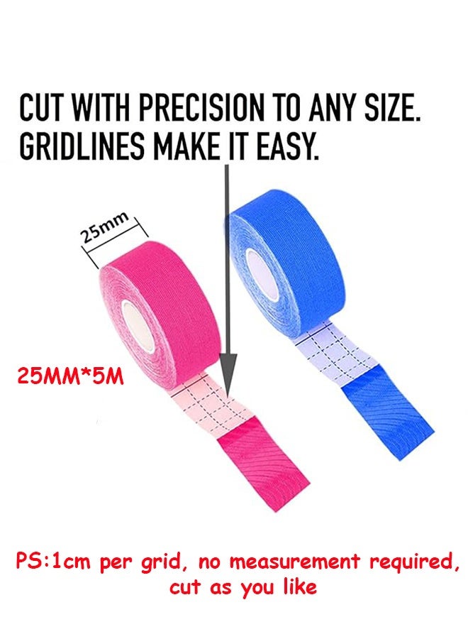 إم إكس إن 4 لفات من شريط شد الوجه للتجاعيد | شريط مضاد للشيخوخة للتجاعيد | شريط رفع الليفي العضلي للوجه للبشرة | شريط جلدي للوجه والجبهة | أشرطة الوجه لرفع الجلد المترهل (4 ألوان) - Image 2