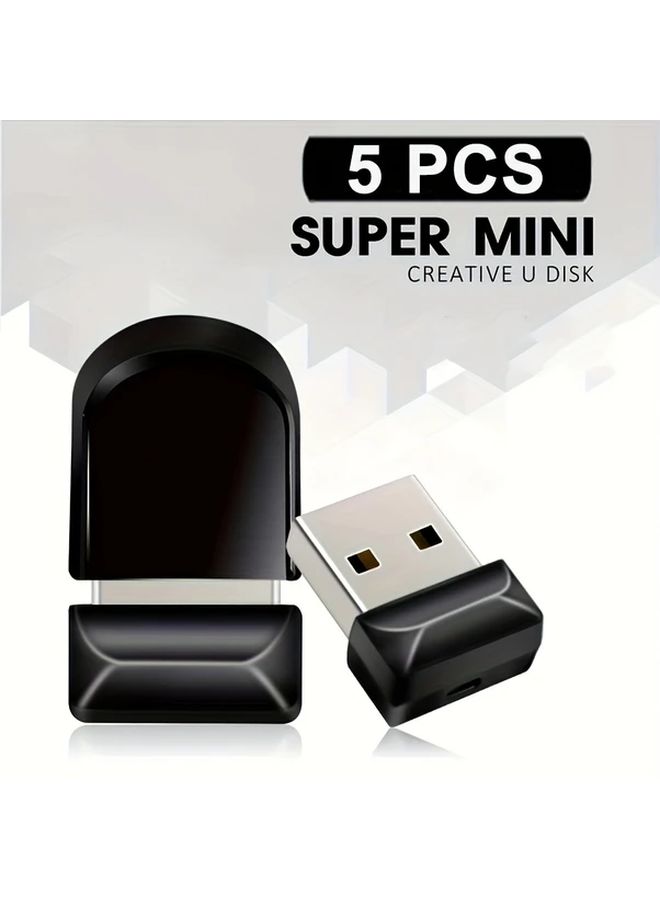 5Pcs USB Flash Drive 2GB USB 2.0 High Speed Metal Pen Drive U Disk For PC Laptop Tablet Mobile Phone Car Audio Game Console Audio Store Files Securely - Image 2