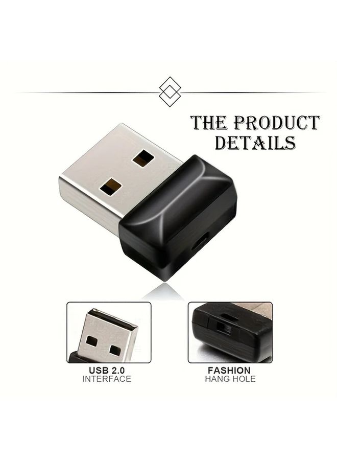 5Pcs USB Flash Drive 2GB USB 2.0 High Speed Metal Pen Drive U Disk For PC Laptop Tablet Mobile Phone Car Audio Game Console Audio Store Files Securely - Image 1