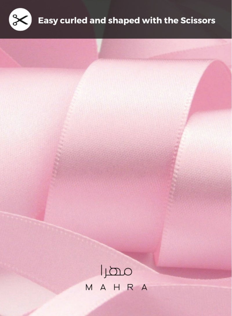 Generic 3-Pack | Baby Pink Satin Ribbon Roll Set – 0.5, 1, and 1.5 Inch Widths | Perfect for Gift Wrapping, Crafts, Party Décor, DIY Projects & Special Occasions | Mother’s Day, New Year & Beyond | 25 Meters Per Roll - Image 3