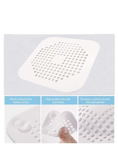 0TO1 TECH Square Drain Cover Bathroom floor drain filter 4 Pieces  - Image 3