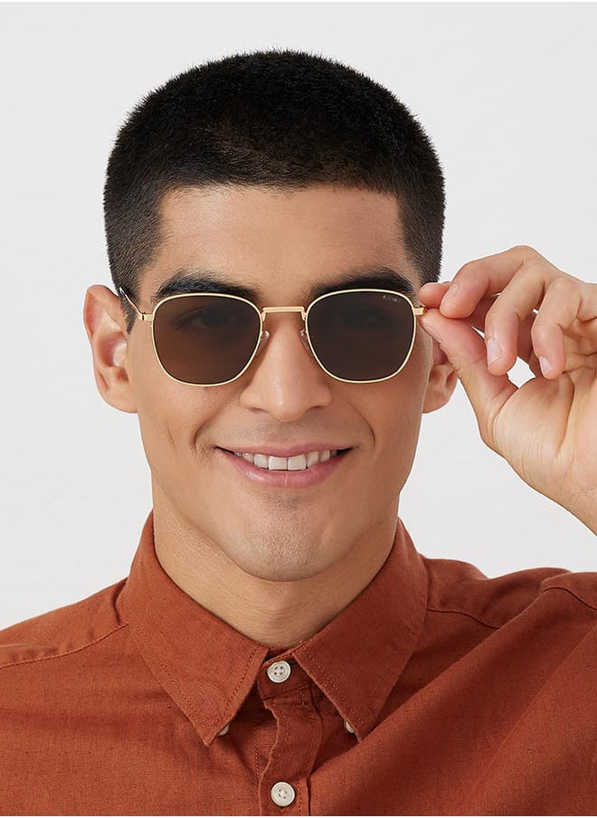 Blackout BlackOut MUST-HAVE Unisex Square Sunglasses with UV Protection  - Image 5