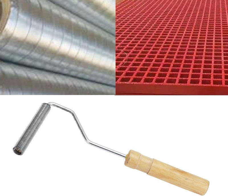 Fiberglass Roller Tools Kit 16x100mm Fiberglass Laminating Roller Bubble Increase Strength Flatness Paddle Tool for Fiberglass Laminating - Image 3