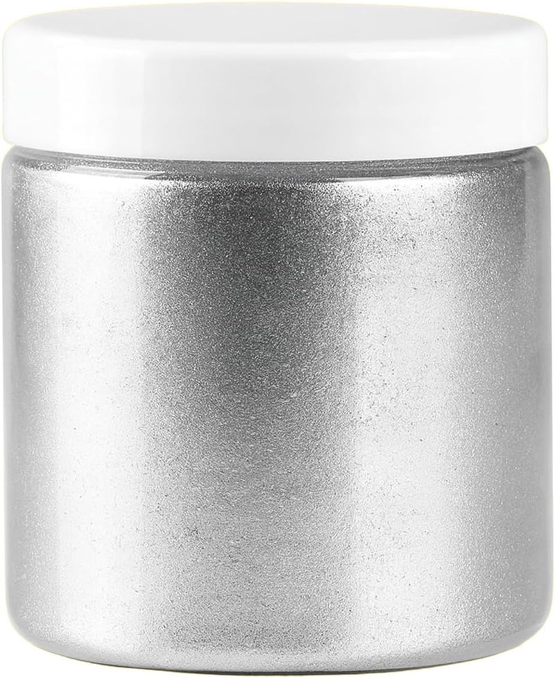 Metallic Pigment Powder for Paint, Resin, Epoxy, Art & Craft, 40g (Silver)