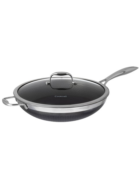 Non-Stick Deep Frying Pan With Lid 34 Cm