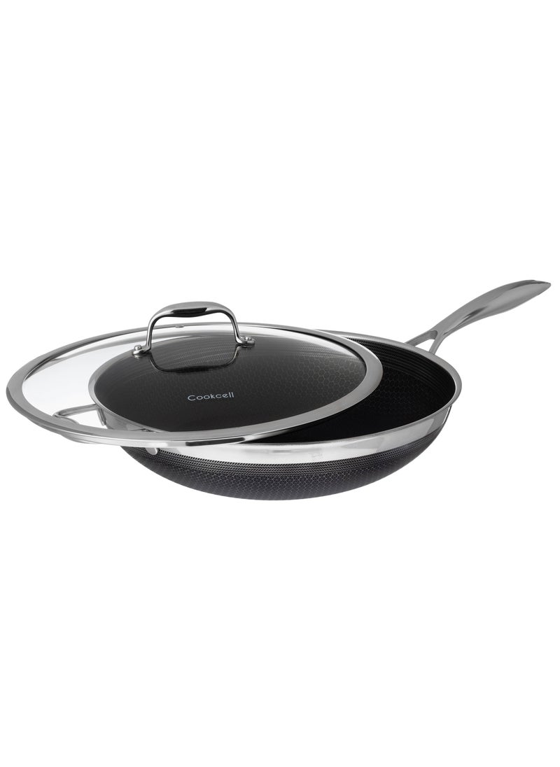 Dania - Non-Stick Deep Frying Pan With Lid 34 Cm - Image 1