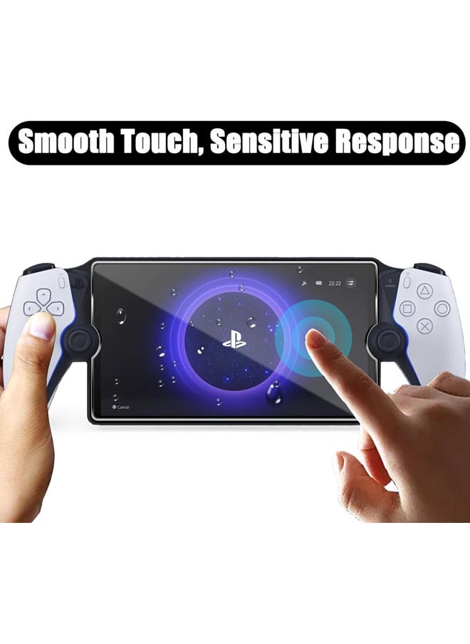 SJet 2 Pack Screen Protector for PlayStation Portal 8 inch, Tempered Glass Screen Protector for PlayStation 5 PS Portal Handheld, Ultra HD, Anti-Scratch, Anti-Fingerprint, Bubble-Free  - Image 5