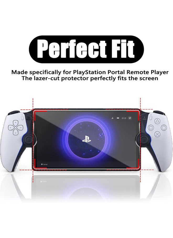 SJet 2 Pack Screen Protector for PlayStation Portal 8 inch, Tempered Glass Screen Protector for PlayStation 5 PS Portal Handheld, Ultra HD, Anti-Scratch, Anti-Fingerprint, Bubble-Free  - Image 4