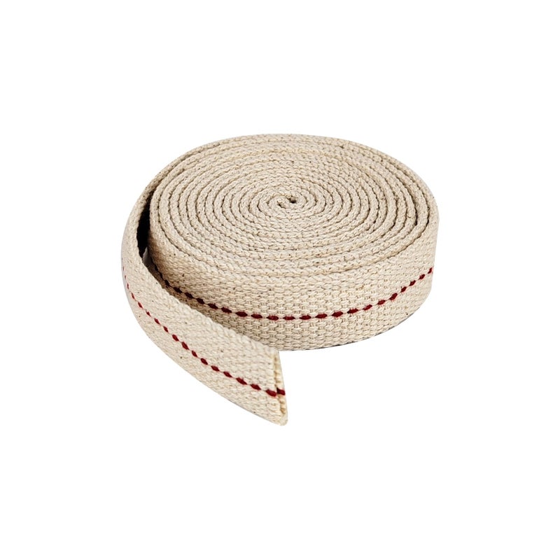 JUNSDUKE 1 Roll/ 6.5 Feet Oil Lamp Wick, 3/4 Inch Flat Cotton Wick Replacement for Oil Lamps, Lanterns, Oil Burners (3/4", 1) - Image 1