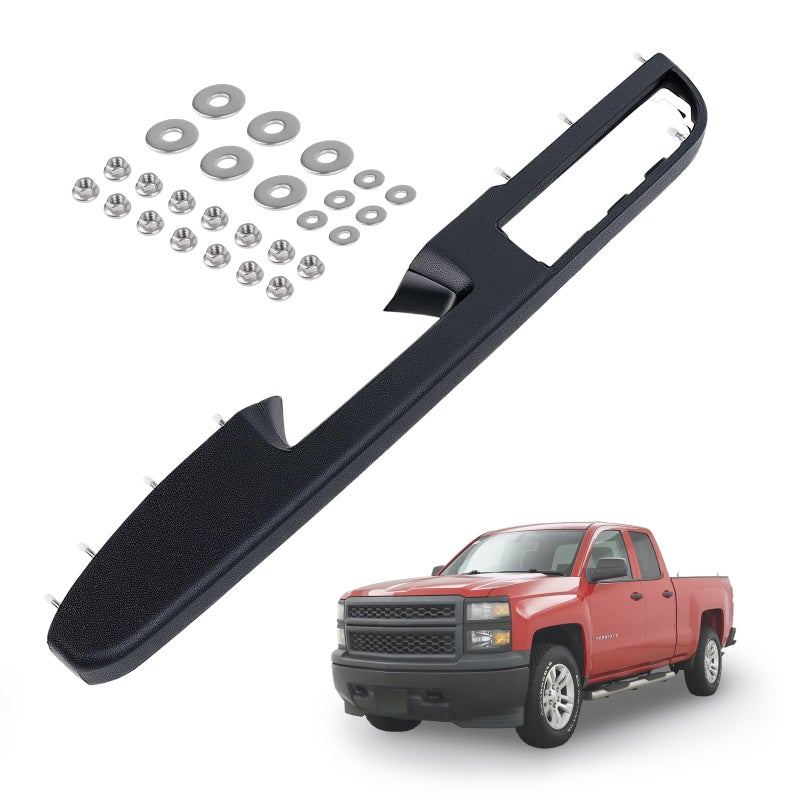 ItranMc 80994 Door Armrest Compatible with Chevy Silverado Tahoe Suburban Avalanche GMC Sierra Yukon 2010-2014 Front Left Driver Side Door Panel with Release Handle Above Arm Rest 27In-Black - Image 1