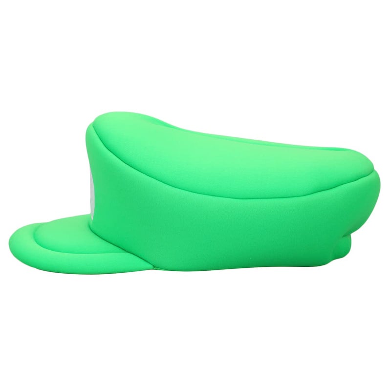 Bioworld Super Mario Bros Embroidered Luigi L Patch Adult Green Beret Cap - Image 4