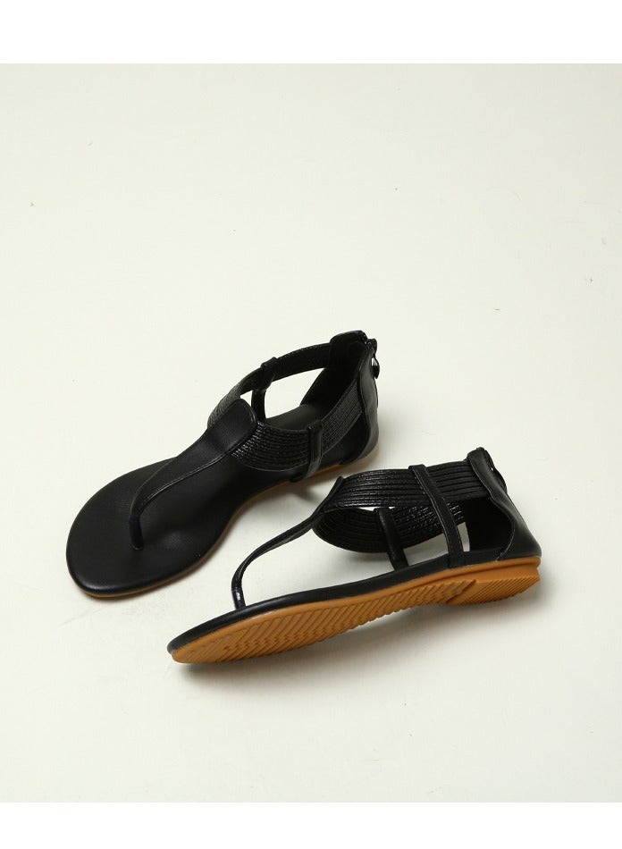 سيكيتو 2025 الصيف العادي ساقين قبالة انزلاق مسطحة أسفل الصنادل للنساء - Image 2