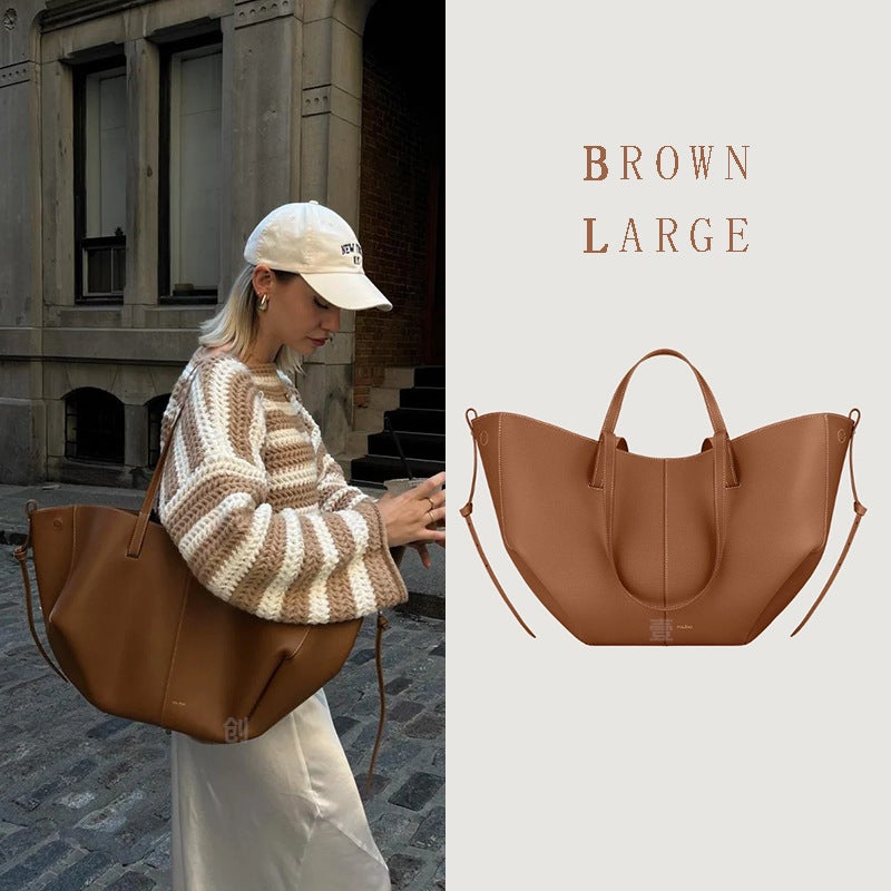 Pol Wings Bag French Niche Tote Bag Cyme Light Luxury Retro Portable Shoulder Bucket Underarm Bag - Image 2