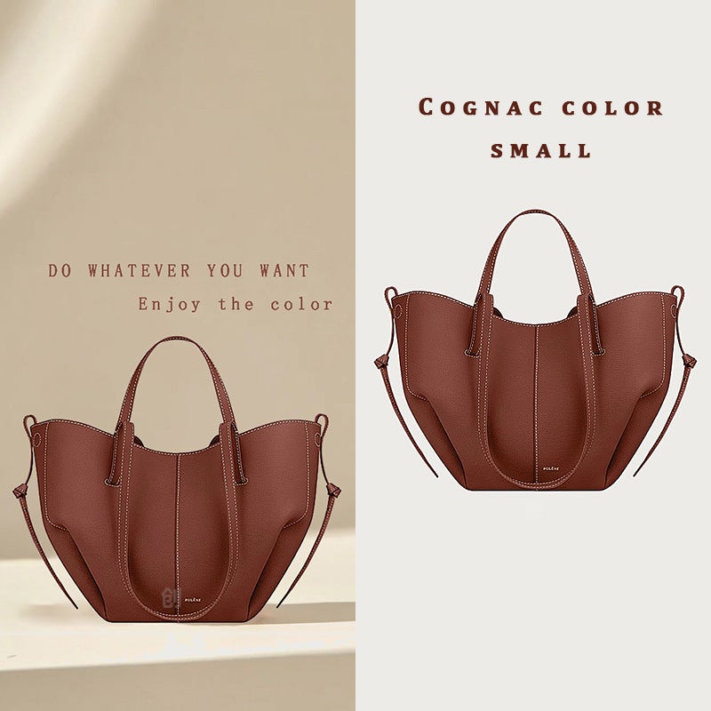 Pol Wings Bag French Niche Tote Bag Cyme Light Luxury Retro Portable Shoulder Bucket Underarm Bag - Image 4