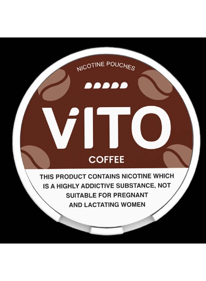 Nicotine Pouch For Quitting Smoking, Coffee, 17mg, 20Pcs