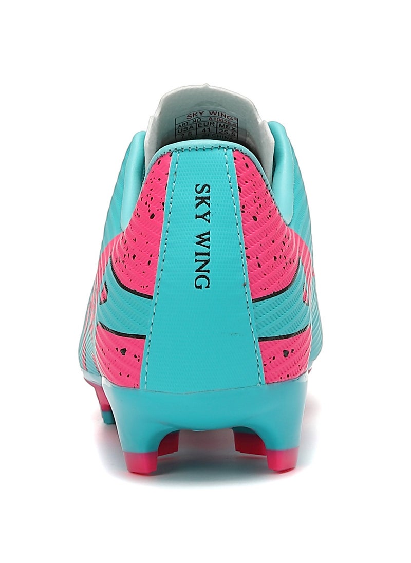 SKY WING - SKY WING Football Cleats Men And Women And Kid,Indoor Outdoor Low Top Soccer Shoes For Boy And Girl Lightweight Shock Resistant Training Boots Professional Turf Shoes Sport Athletic Ground Football Boots - Image 1