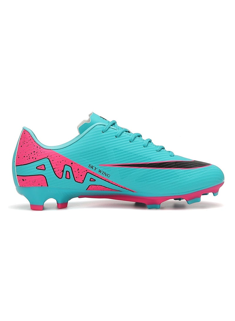 SKY WING - SKY WING Football Cleats Men And Women And Kid,Indoor Outdoor Low Top Soccer Shoes For Boy And Girl Lightweight Shock Resistant Training Boots Professional Turf Shoes Sport Athletic Ground Football Boots - Image 1